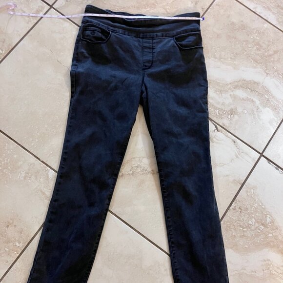 Gloria Vanderbilt Denim - Gloria Vanderbilt Amanda Pull On Jeans Washed Black 12M